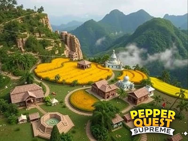 Future Update: North-East India in Pepper Quest Supreme Upcoming North-East India region in Pepper Quest Supreme showing tribal villages and landscapes